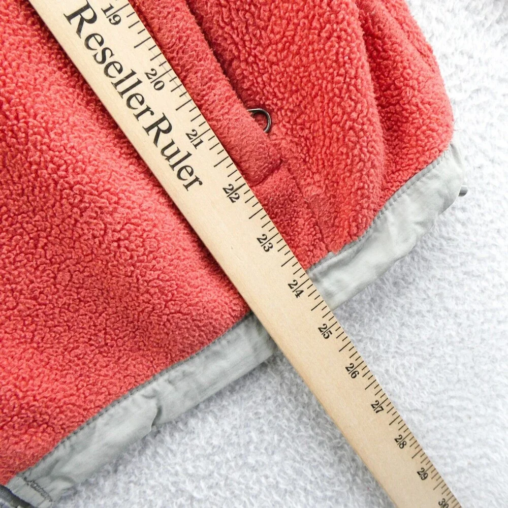 The North Face Jacket Small‎ Womens Gray Orange Denali Fleece Full Zip Pockets